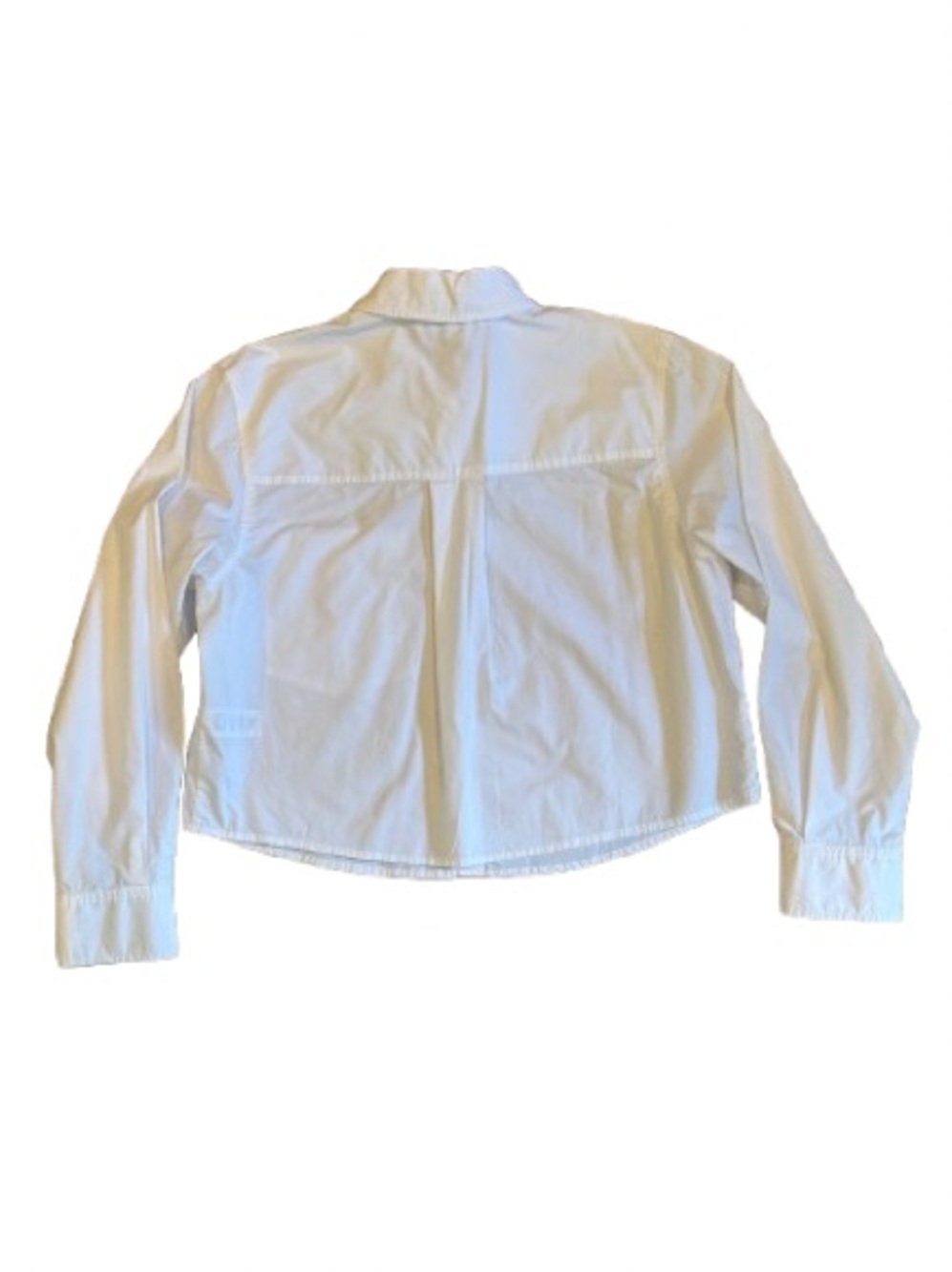 Rails Cropped Classic White Button-Down - Picture 4 of 7